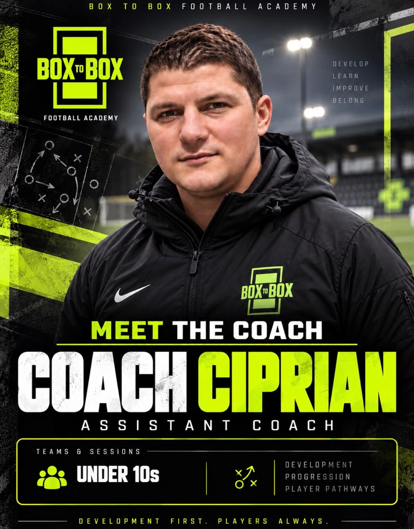 Coach Ciprian – Assistant Coach, Under 10s