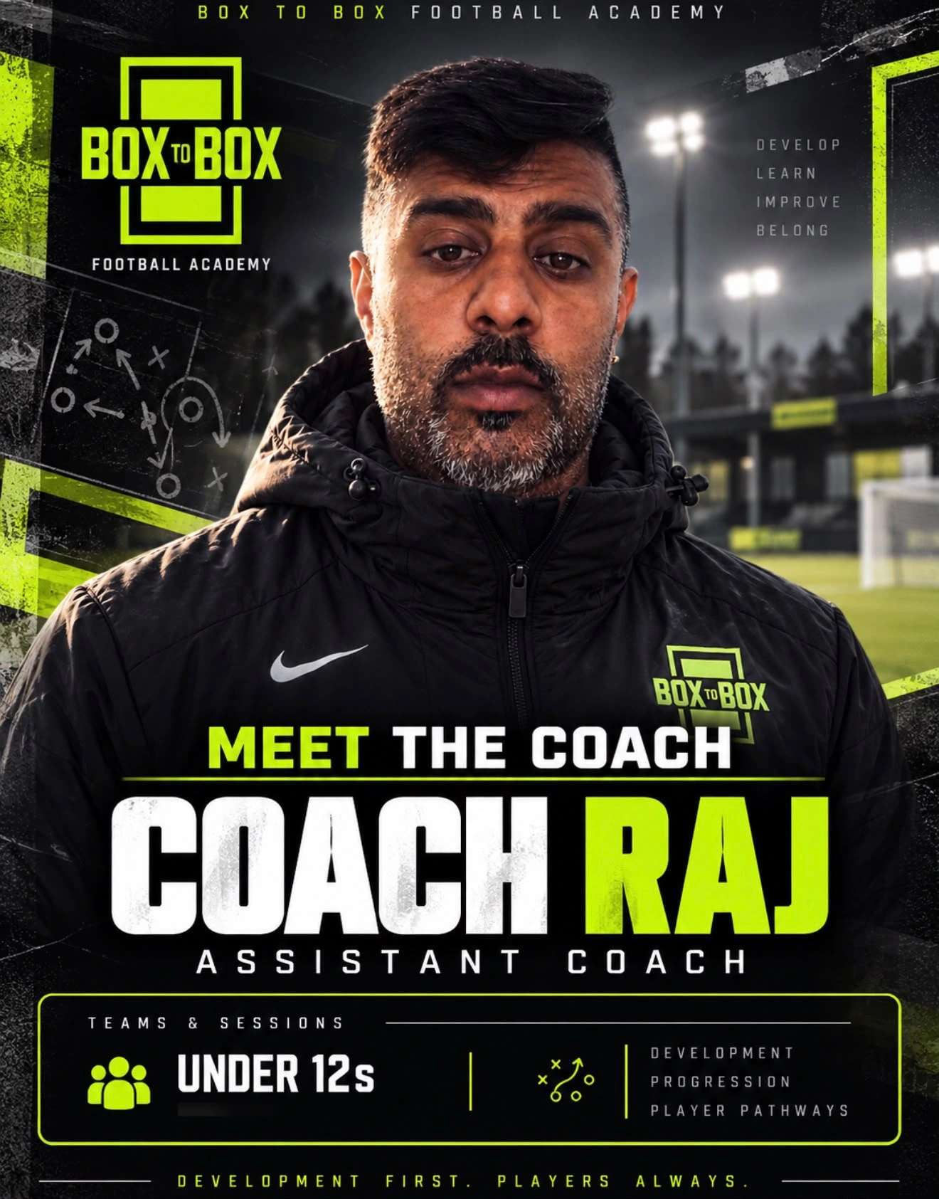 Coach Raj – Assistant Coach, Under 12s