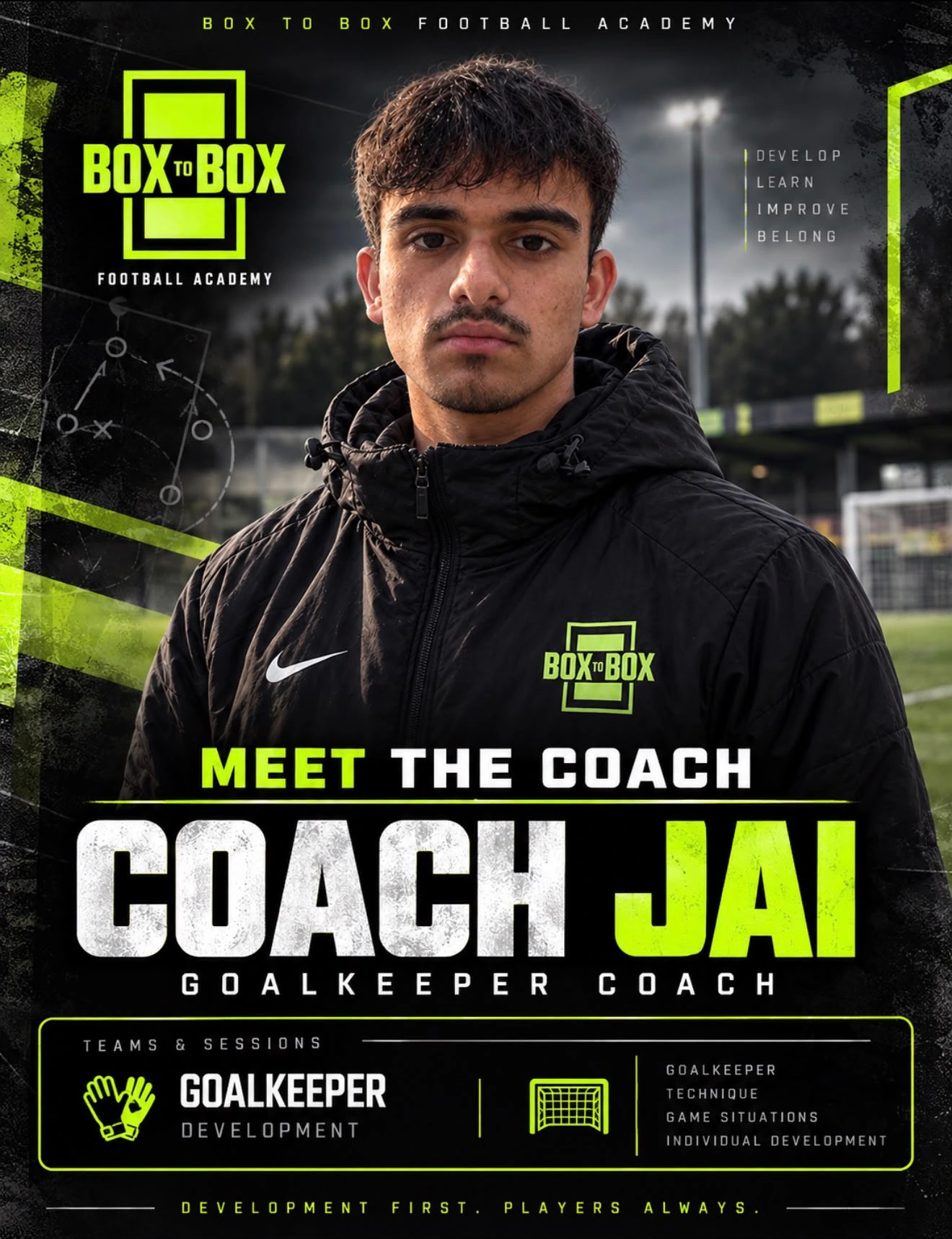 Coach Jai – Goalkeeper Coach, Goalkeeper Development · All Age Groups